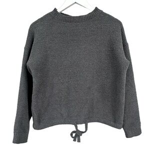 Comfort Luxe Grey Drawstring Sweatshirt Size Small Medium